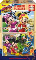 Educa Mickey Mouse és barátai fa puzzle 2x16 db-os (17622)
