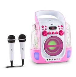 Auna Kara design CD sistem karaoke USB MP3LED 2 x micro baterie (MG3-Kara Liquida PK) (MG3-Kara Liquida PK)