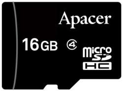 Apacer microSDHC Standard 16GB C4 AP16GMCSH4-RA