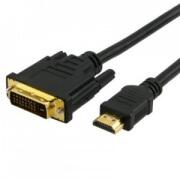  Кабел, HDMI Male към DVI Male, 5m