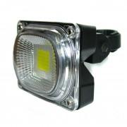  W618 - акумулаторен, led фенер, cob, 20w, 3 режима светене, светлини за велосипед (w618)