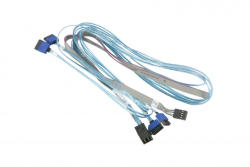 Supermicro CBL-SAST-0699 cabluri SATA 90 m Albastru, Gri (CBL-SAST-0699)