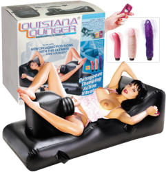 NMC - Louisiana Lounger - szexgép beépített vibrátorral (fekete)