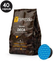 Yespresso 80 Capsule Yespresso Decaffeinato - Compatibile Cafissimo / Caffitaly / BeanZ