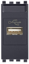 Vimar Priza modulara Date USB gri antracit Vimar Eikon (VIM-20345)