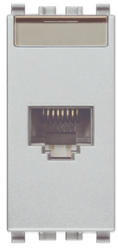 Vimar Priza modulara RJ45 Netsafe Cat5e UTP Gri Vimar Eikon (VIM-20338.8.N)