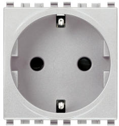 Vimar Priza modulara 2P+T 16A standard german gri VIMAR EIKON (VIM-20208.N)