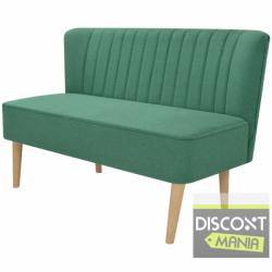  VID Zöld szövet retro kanapé