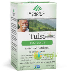 Organic India Ceai Verde Tulsi Ecologic/Bio 18pl