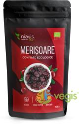 NIAVIS Merisoare Confiate Indulcite cu Suc de Mere fara Gluten Ecologice/Bio 125g