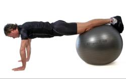 Aktiv Fitball gimnasztika labda Pezzi maxafe, 65 cm - szürke, ABS biztonsági anyagból