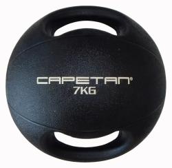 Capetan Capetan® 7Kg Professional Line Dual Grip kétfogantyús gumi medicinlabda (vízen úszó) - 7Kg Cross Tra