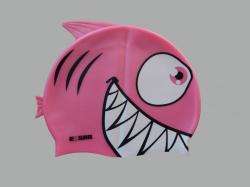 Epsan szilikon gyermek úszósapka, cápa pink