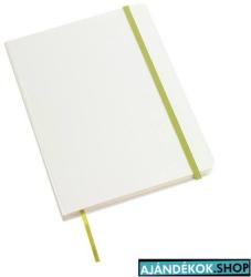  AUTHOR A5-ös jegyzetfüzet, fehér, zöld