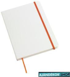  AUTHOR A5-ös jegyzetfüzet, fehér, narancssárga