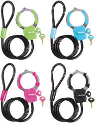 MasterLock Antifurt Master Lock cablu cu catuse 1m x 8mm - diverse culori
