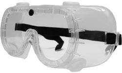 Munkavédelmi védőszemüveg, gumipántos, polikarbonát EN 166 2662