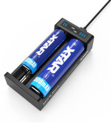  Xtar 18650 MC2 Plus USB Lithium-Ion Li-Ion akkumulátor/cella töltő/adapter