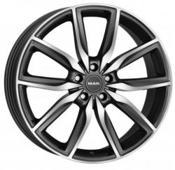 Mak Allianz Gun Metallic Mirror CB72.6 5/120 20x8 ET30