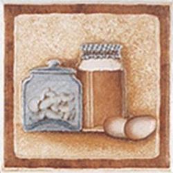 Dekorcsempe, Zalakerámia, Provance T-5 10*10 cm I. o (2010-0014-3801)