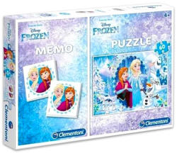 Clementoni Jégvarázs 60 db-os puzzle és memóriajáték (07916)
