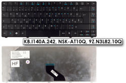 Acer Travelmate 4740G, 8372, 8472 MAGYAR fekete laptop billentyűzet (KB. I140A. 242)