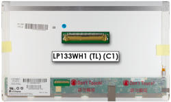 LG Display Gyári új fényes 13.3' HD (1366x768) LED kijelző (csatlakozó: 40 pin - bal) LP133WH1-TLC1