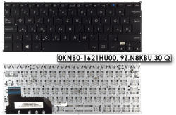 ASUS Taichi 21 MAGYAR fekete laptop billentyűzet (0KNB0-1621HU00)