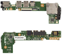 ASUS EEEPC 1015BX gyári új I/O panel (USB, LAN, MIC), 60-OA3KIO2000-A02