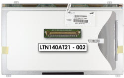 Samsung Gyári új matt 14.0' HD (1366x768) LED Slim kijelző (csatlakozó: 40 pin - bal) LTN140AT21