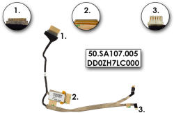 Acer Aspire 1410, 1810TZ, One ZH7 (11.6 inch) Gyári Új kijelző kábel (50. SA107.005)