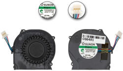 Sunon HP Compaq 2710p gyári új hűtő ventilátor (4 Pin), beszerelési lehetőséggel, (GC054509VH-A)