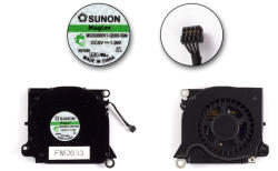 Sunon Apple Macbook Air MB233 MB244 A1304 gyári új hűtő ventilátor, beszerelési lehetőséggel, MG50060V1-Q000-S99