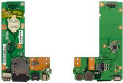 ASUS K52 gyári új DC/USB/LAN/KÁRTYOLVASÓ panel (60-NXMDC1000-E01, 60-NXMDC1000-C01)
