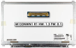 IVO Gyári új matt 13.3' HD (1366x768) LED Slim kijelző (csatlakozó: 30 pin - bal)