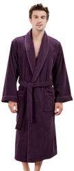 Soft Cotton LORD férfi fürdőköpeny Sötét lila / Dark purple S