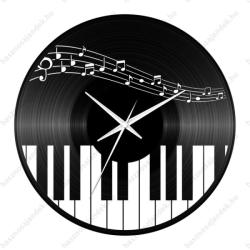 Zongora bakelit óra (bak-ze-001)
