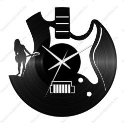 Elektromos gitár bakelit óra (bak-ze-003)