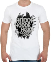 printfashion HODOR - Férfi póló - Fehér (905211)