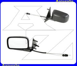 VW GOLF 2 1983.08-1992.07 /19E/ Visszapillantó tükör bal "1987.08. -tól" manuális, tükörlappal, fekete borítással MVW120-L