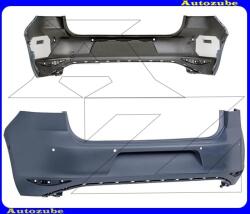 VW GOLF 7 2012.10-2016.10 /5G/ Hátsó lökhárító "3/5 ajtós" alapozott, 4 szenzoros + 2 PDC /RENDELÉSRE/ UKB12-24130