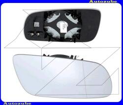 VW GOLF 4 1997.10-2006.06 /1J/ Visszapillantó tükörlap jobb, fűthető-domború-kék /NAGY-tükörházhoz/ (tartólappal) 337-0255-1