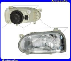VW GOLF 3 1991.09-1997.09 /1H/ Fényszóró bal "1993.01. -től" (H4) ovális csatlakozós, motor nélkül TYC 20-3472-05-2