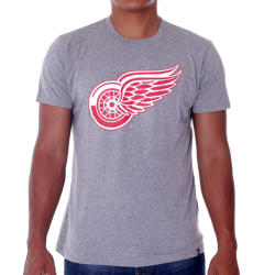 47 Brand Frozen Rope Tee Grey Detroit Red Wings