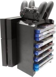 Venom PS4 Games Storage Tower & Twin Charger (VS2736)