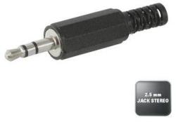 Goobay Mufa Jack 2.5 mm stereo tata cu protectie cablu Goobay (11005)