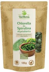 BioMenü Bio Chlorella és Spirulina tabletta 125 g 250 db