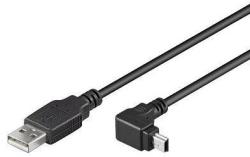 Goobay Cablu mini USB 90 grade 1.8m pentru GPS-uri Goobay (93971)