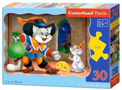 Castorland Csizmás Kandúr 30 db-os (B-03730)