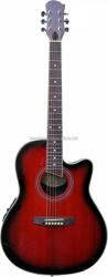 MSA Roundback elektroakusztikus gitár, piros (RB140P)